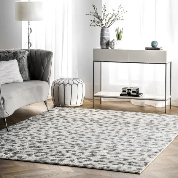 Coraline Leopard Printed Rug