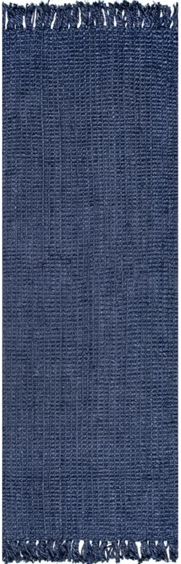 Chunky Jute Tasseled Rug