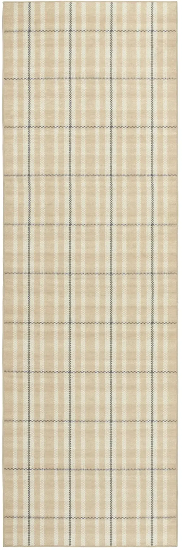Hallie Plaid Machine Washable Rug