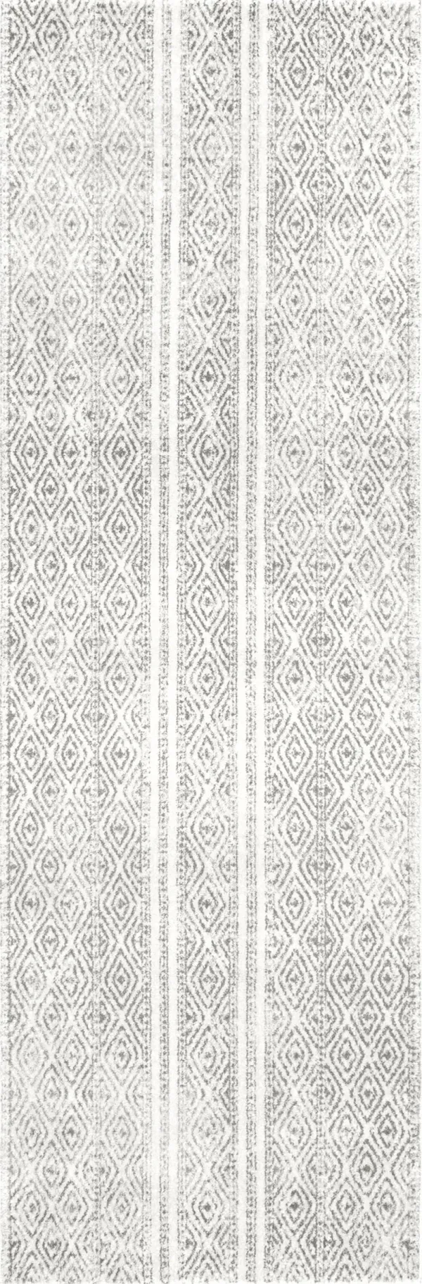 Banded Bird Eye Diamonds Rug