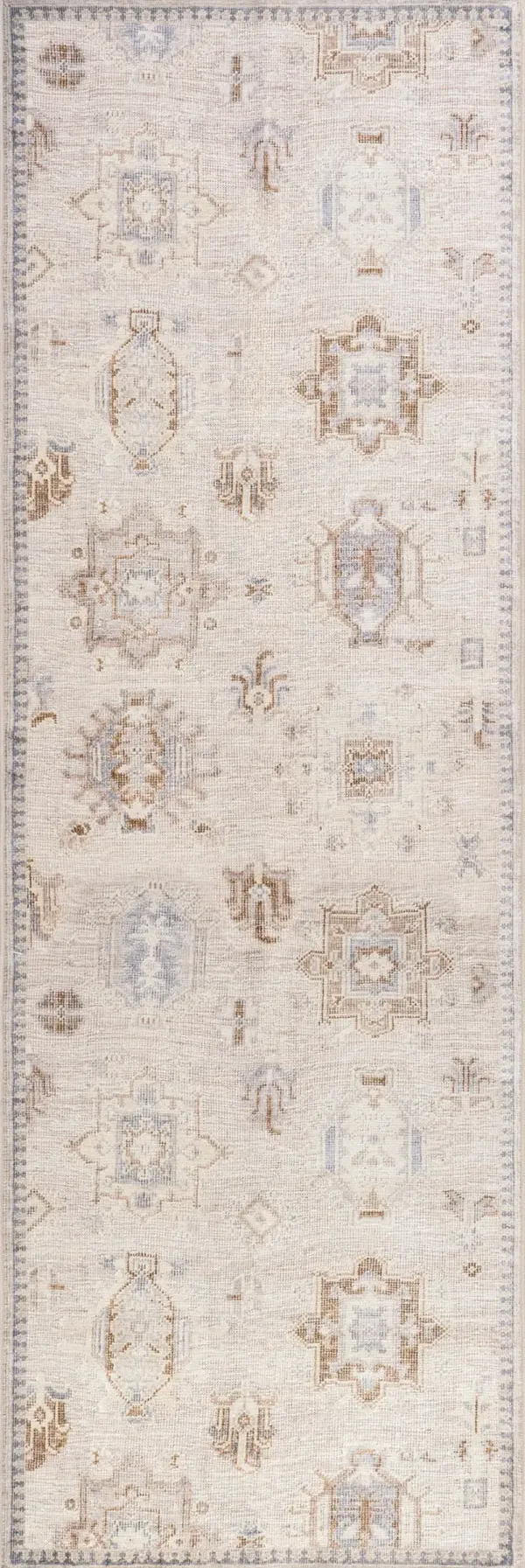 Brenda Hazy Heraldry Spill Proof Washable Rug