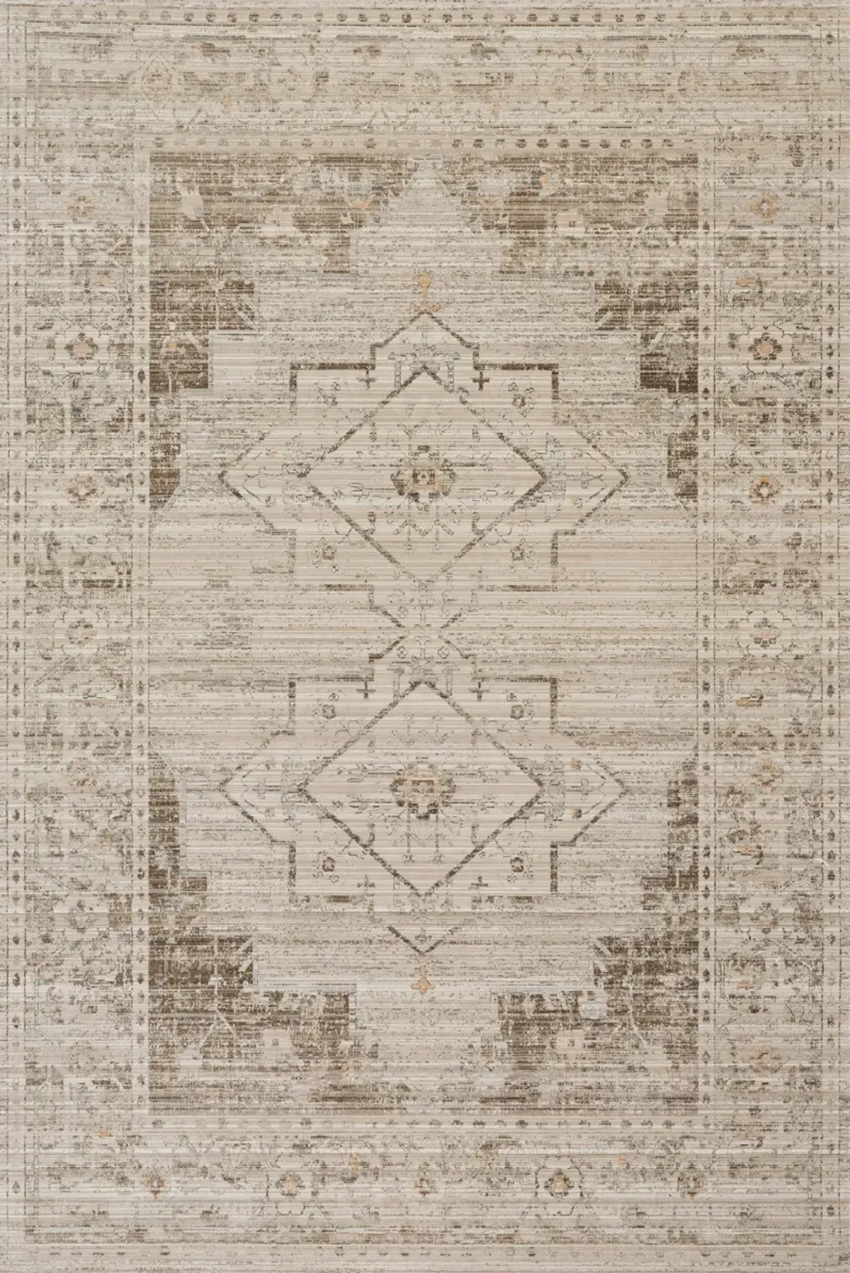 Zelly Medallion Washable Indoor/Outdoor Rug