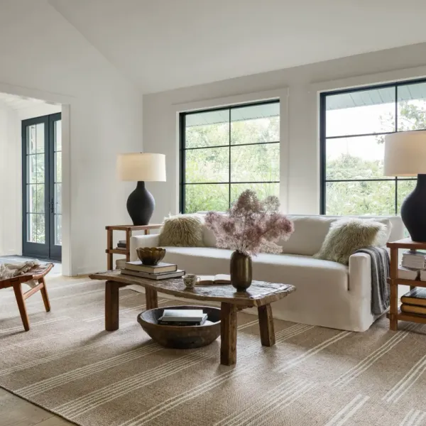 Birchwood Reversible Striped Wool Rug