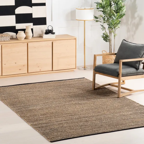 Gravel Handwoven Jute Rug