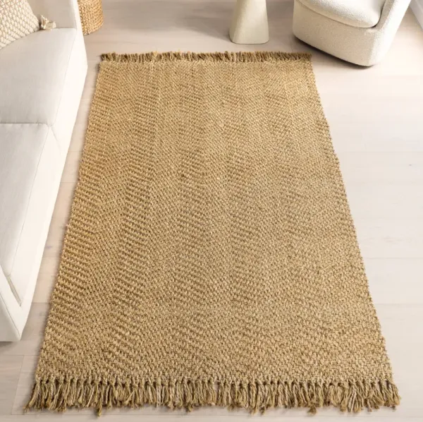 Alberta Tasseled Jute-Blend Rug