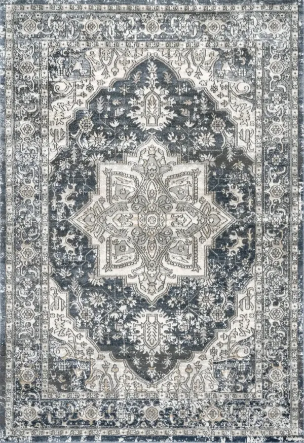 Bordered Medallion Rug