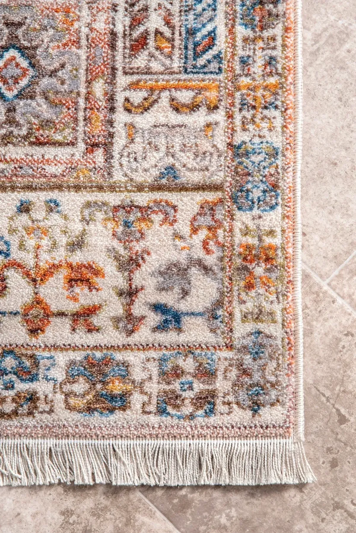 Archer Distressed Medallion Rug