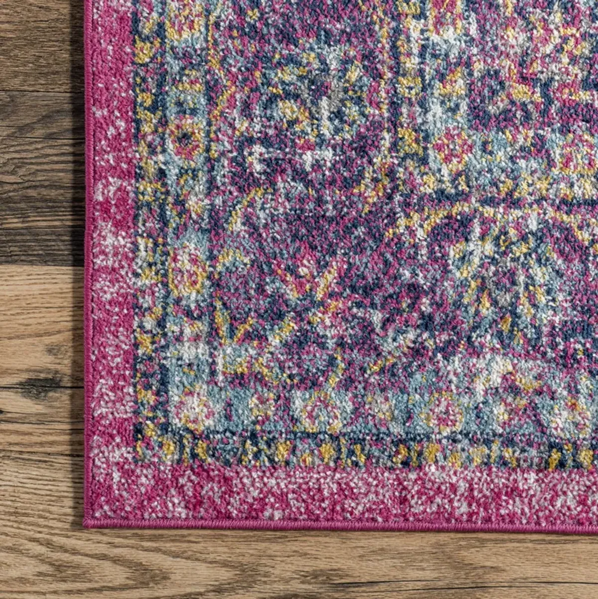 Distressed Persian Rug
