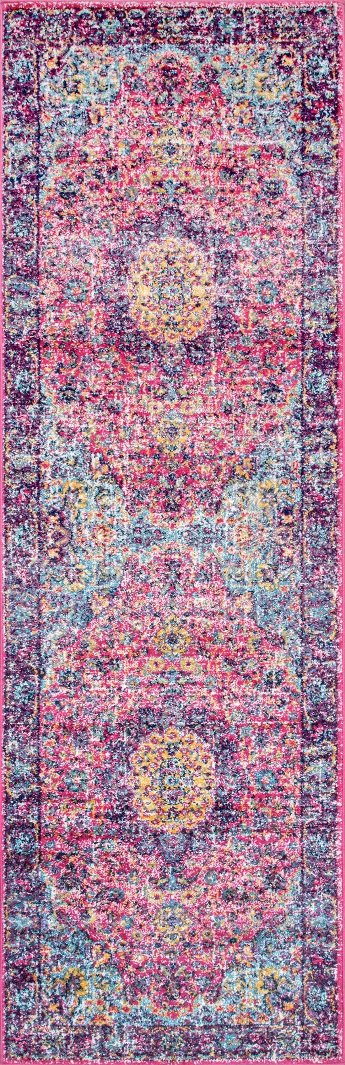 Distressed Persian Rug