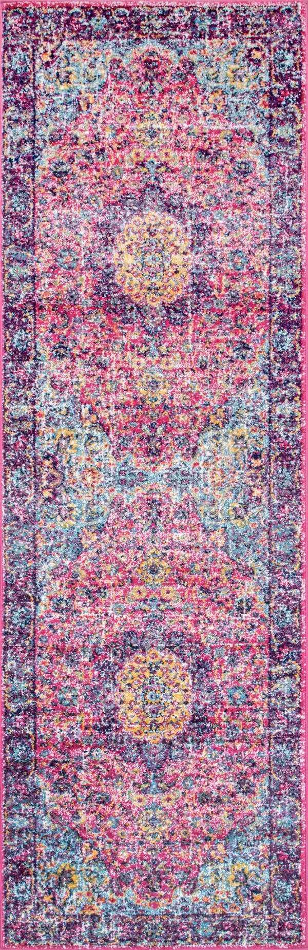 Distressed Persian Rug