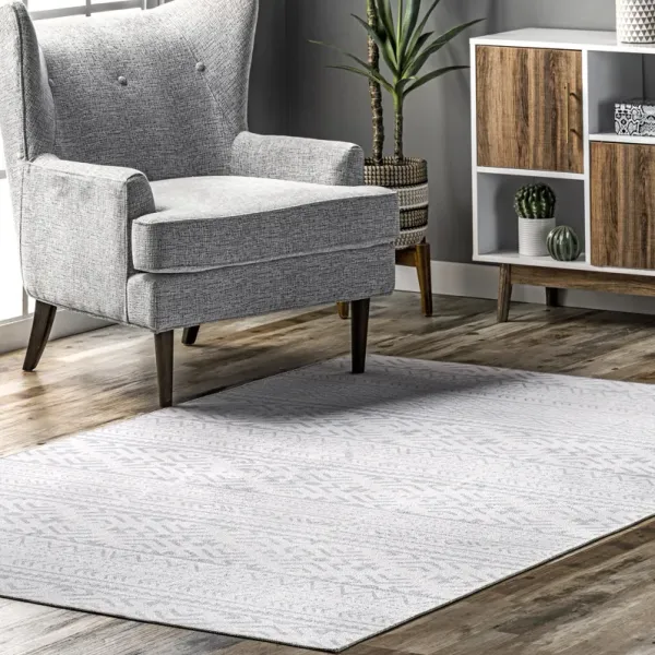 Corrine Washable Banded Rug