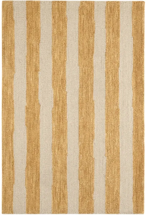 Silas Stripe Hand Micro Hooked Wool Rug