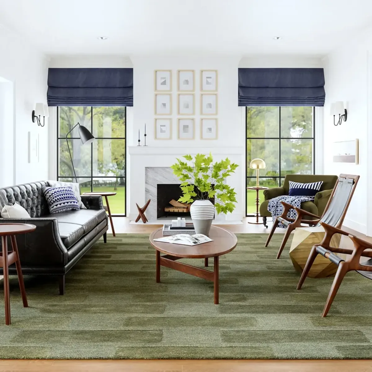 Remy Crosshatch Wool Rug