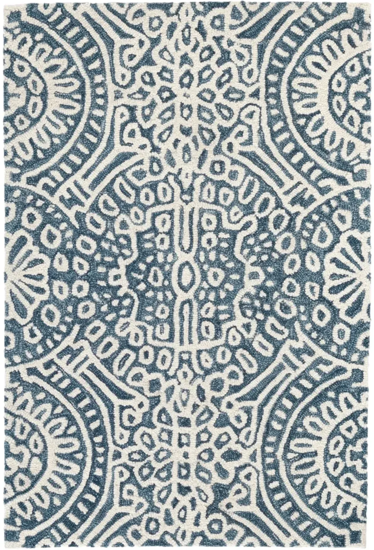 Temple Hand Micro Hooked Wool Rug