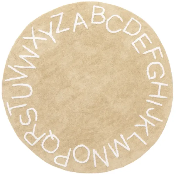 Alphabet Nursery Washable Rug