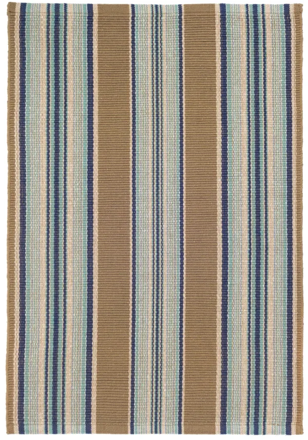 Heron Stripe Handwoven Indoor/Outdoor Rug