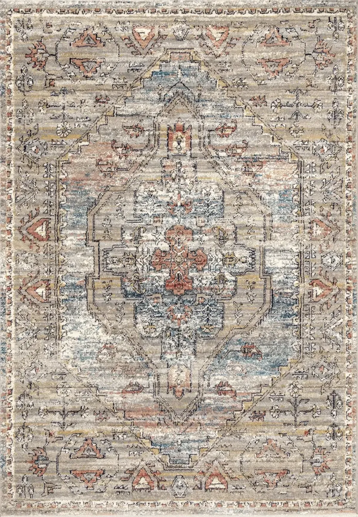 Cardinal Cartouche Rug