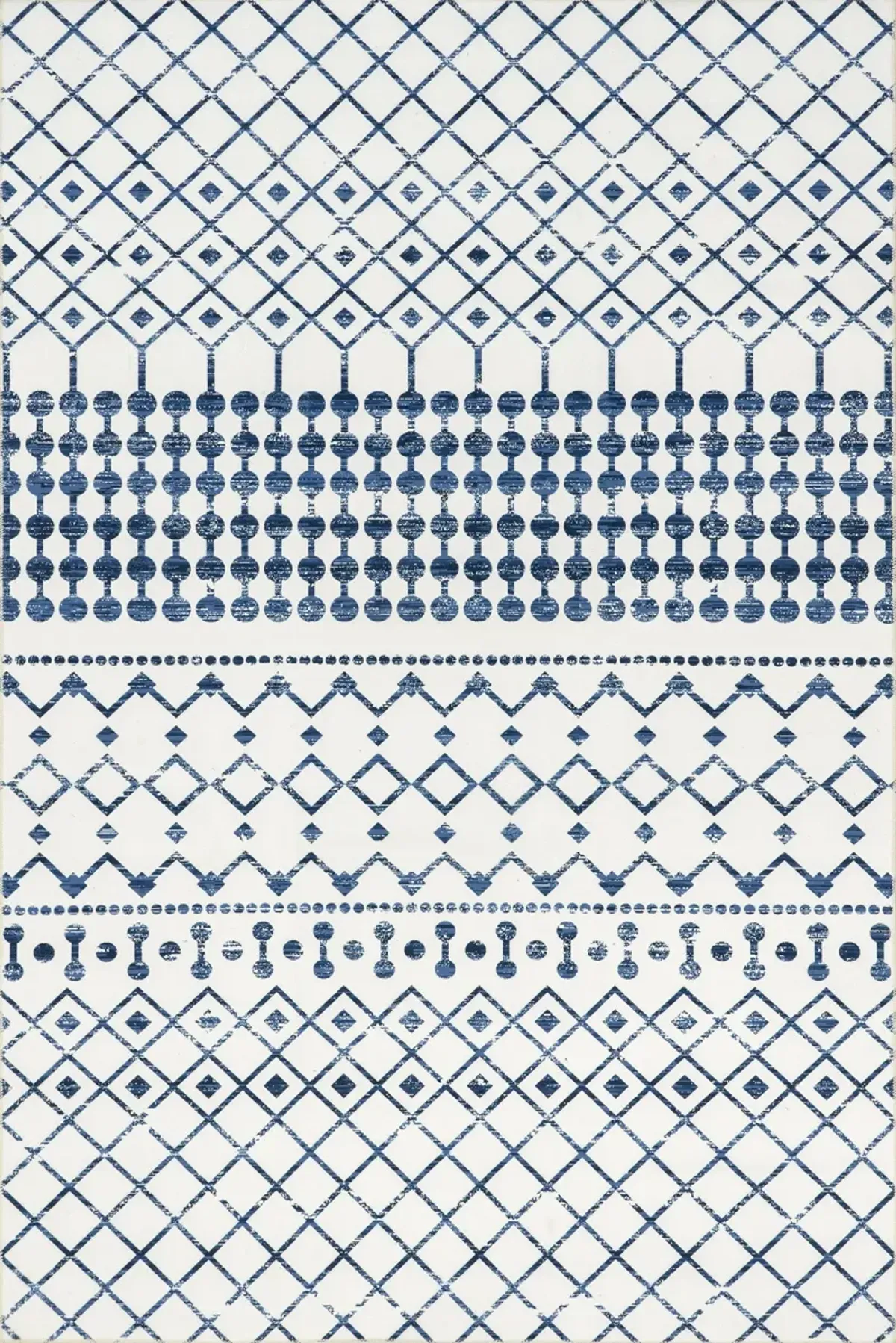 Moroccan Trellis Washable Rug