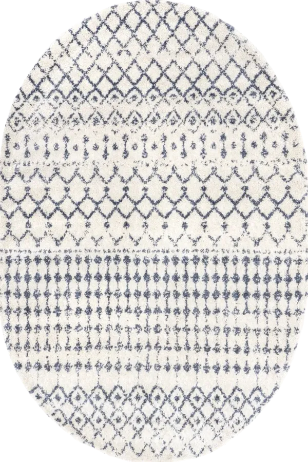 Moroccan Trellis Soft Shag Rug