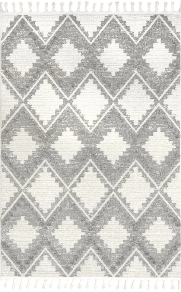 Felia Zig Zag Tasseled Rug