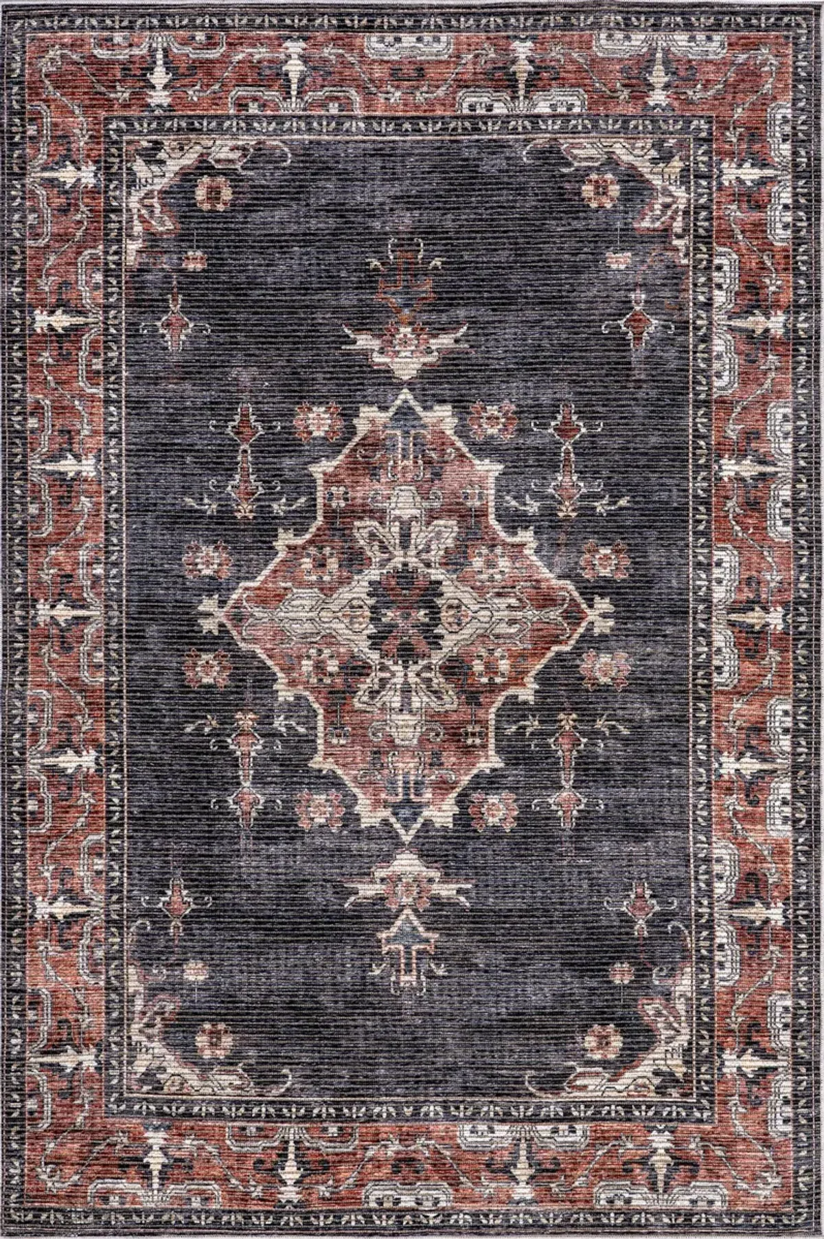 Wild Orchid Washable Rug