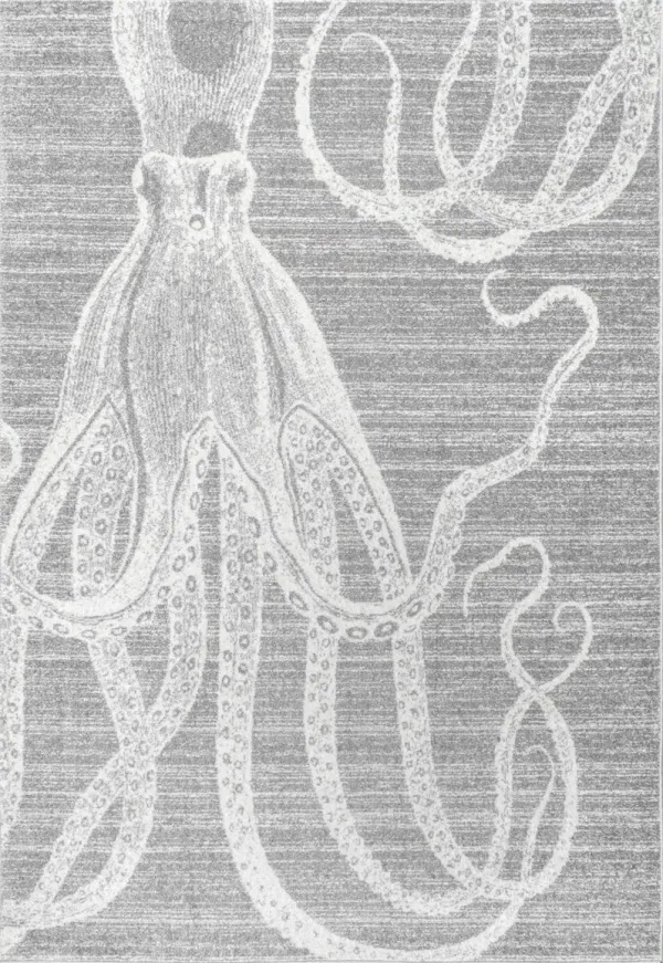 Faded Octopus Rug
