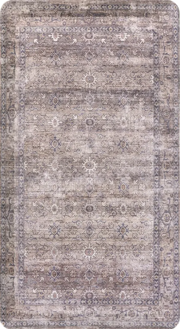 Faded Floral Printed Anti-Fatigue Mat