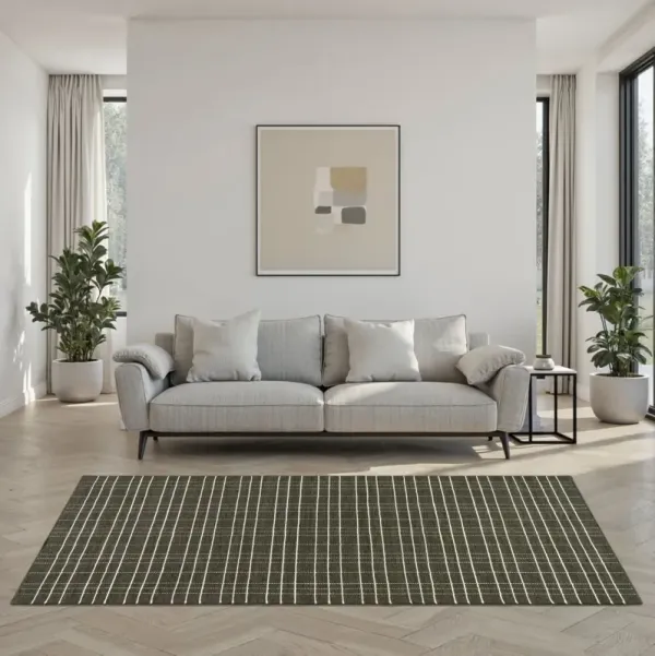 Charlie Plaid Wool Rug