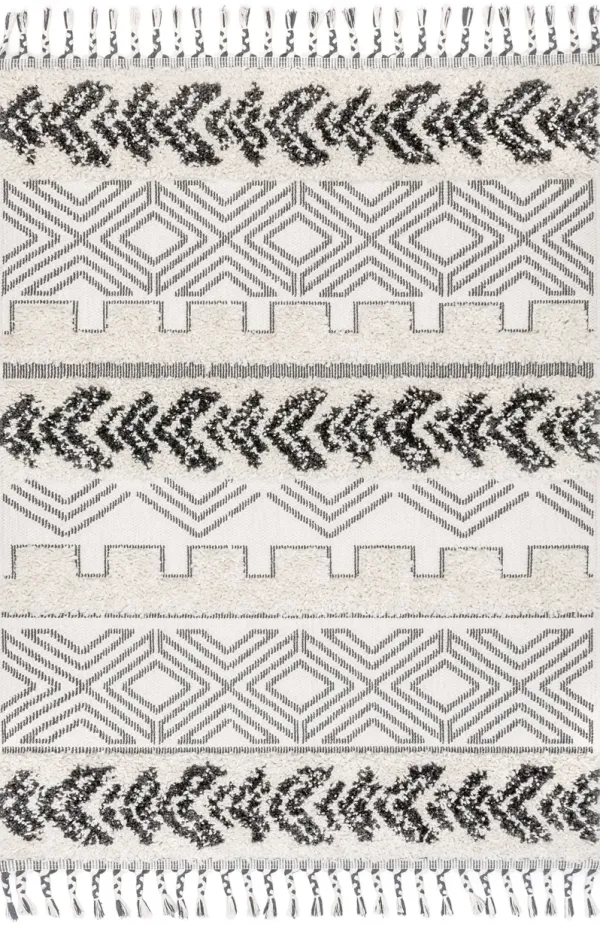 Banded Shag Rug