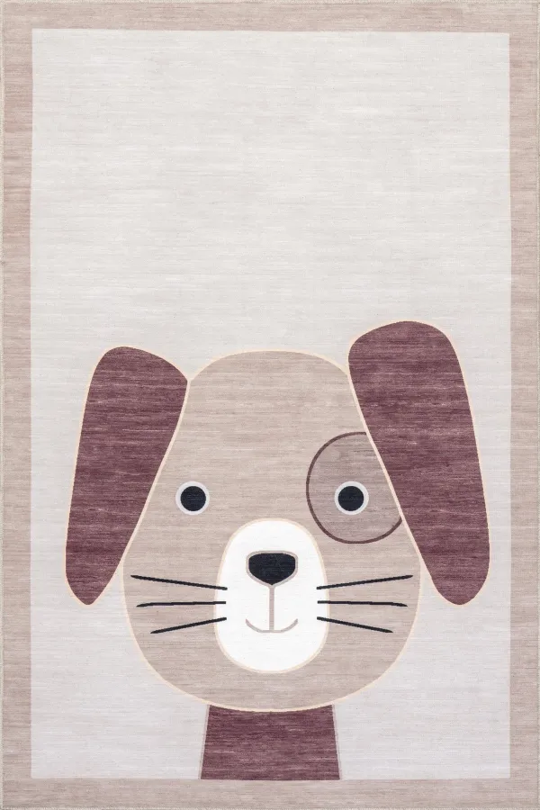 Carley Kids Puppy Washable Rug