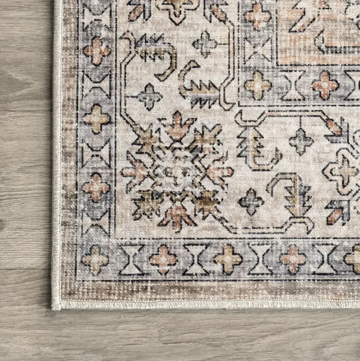 Yvette Spill Proof Washable Rug