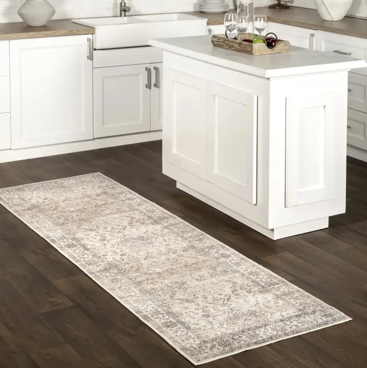 Yvette Spill Proof Washable Rug