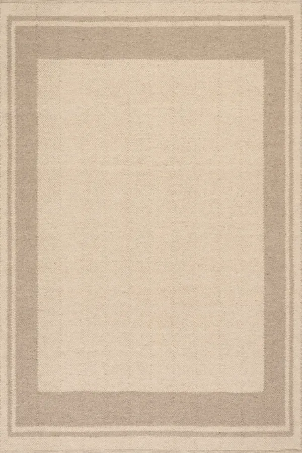 Canon Bordered Wool Rug by Nate Berkus