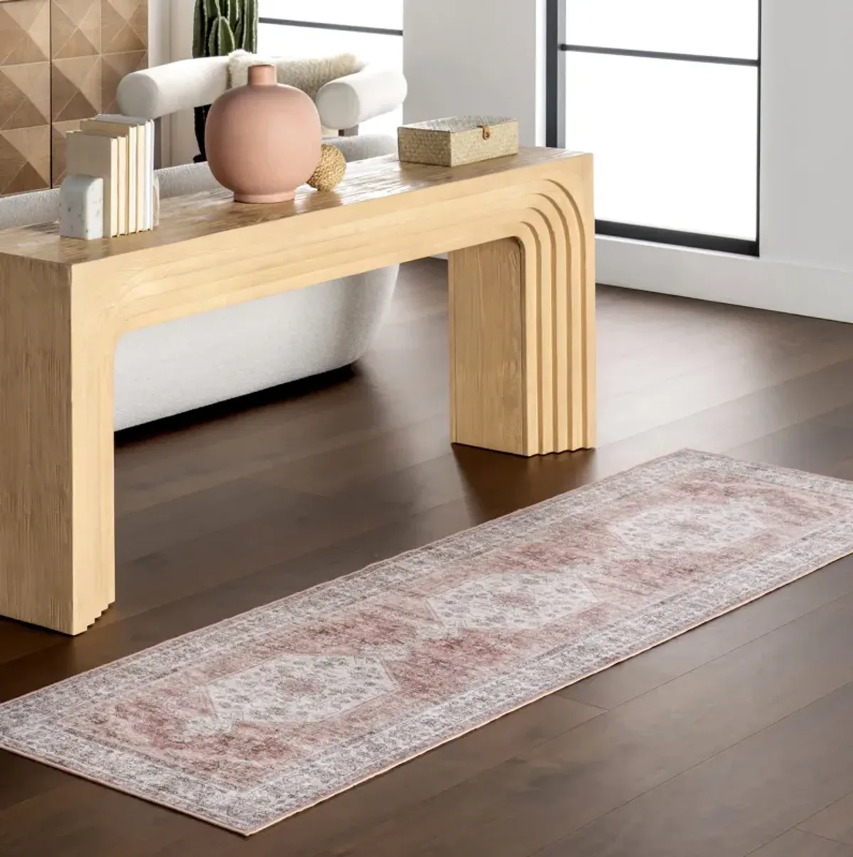 Nyomi Spill Proof Washable Rug