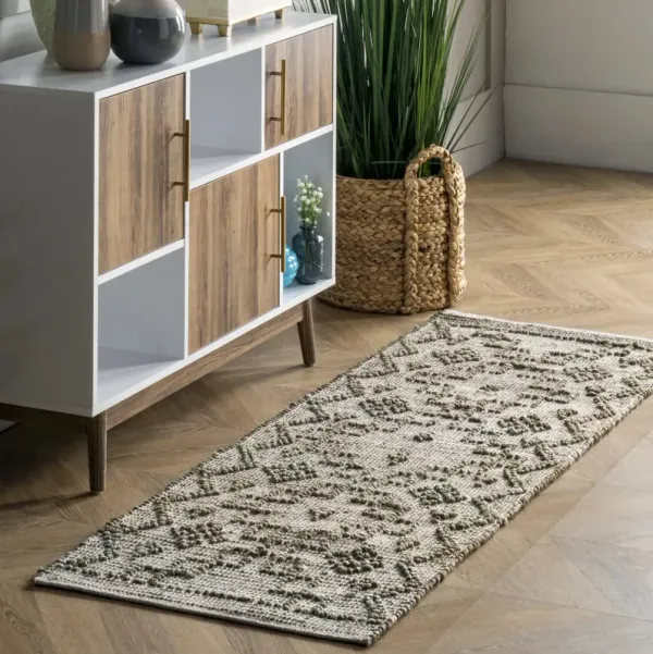 Textured Moroccan Jute Rug