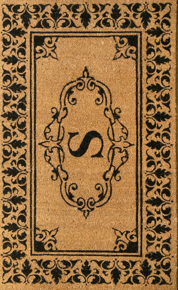 Monogrammed Outdoor Welcome Door Mat