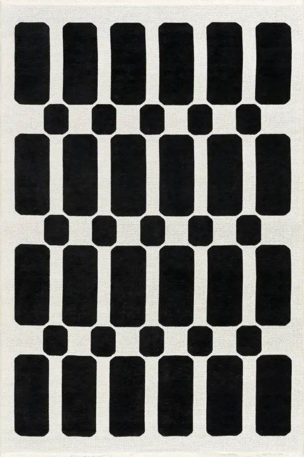 Emelia Blocks Reversible Washable Rug