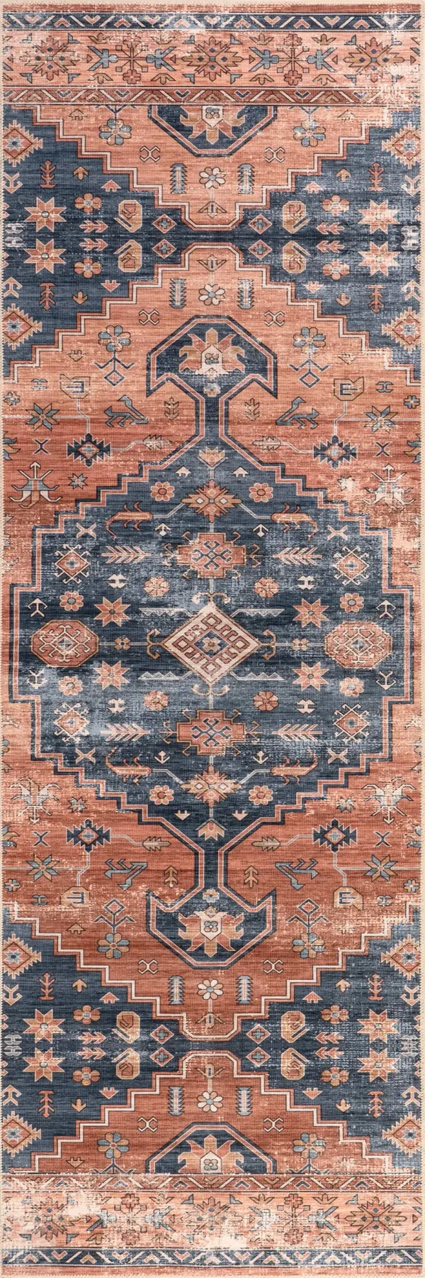 Daisy Spill Proof Washable Persian Rug