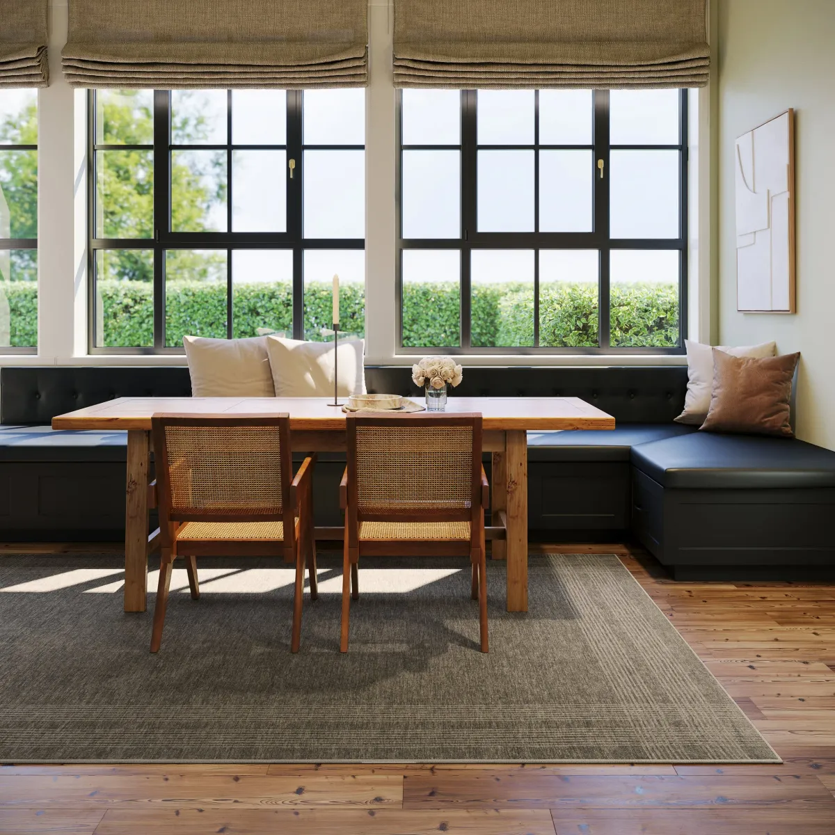 Bedford Plaid Washable Rug by Nate Berkus