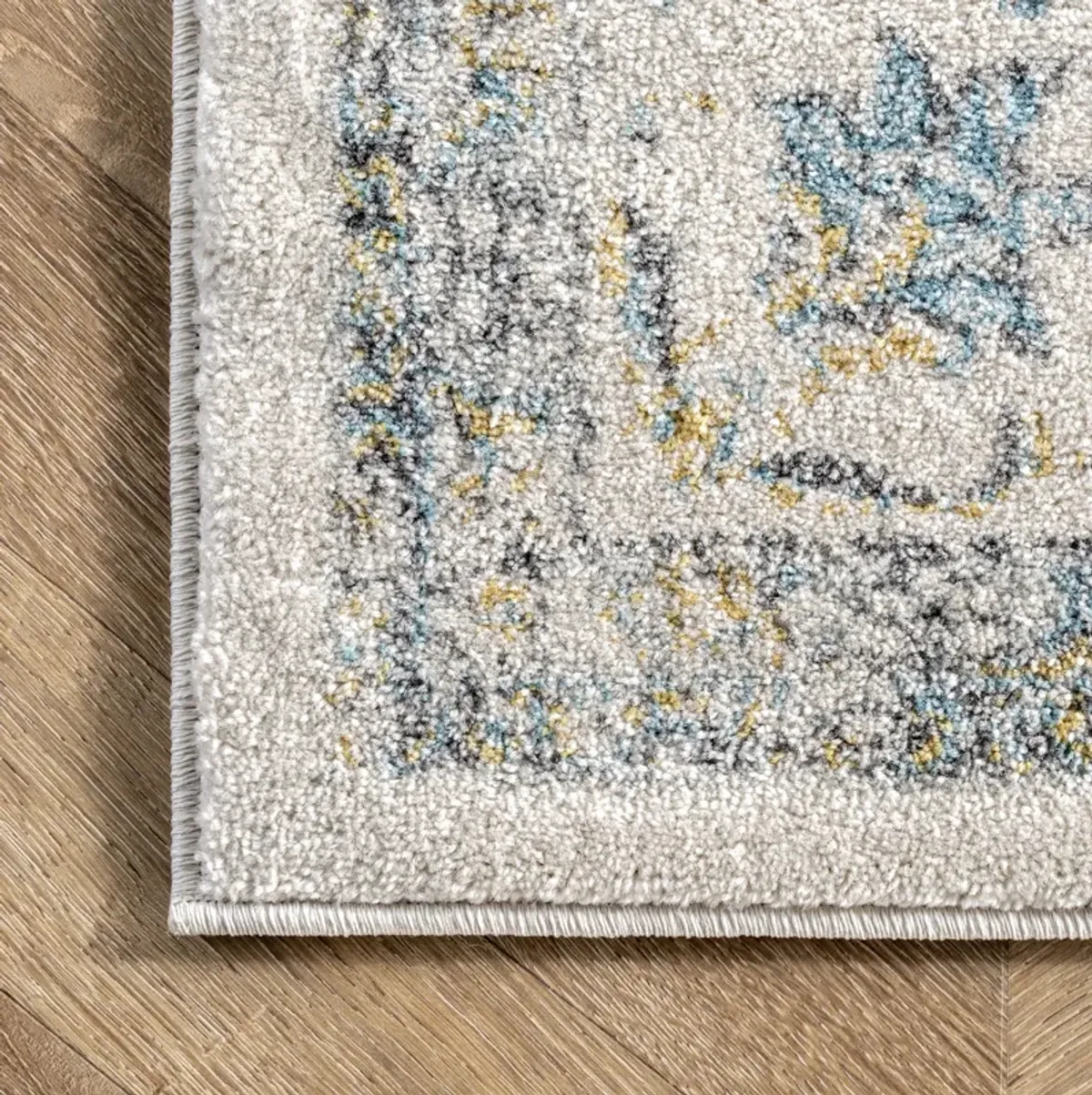 Distressed Persian Rug