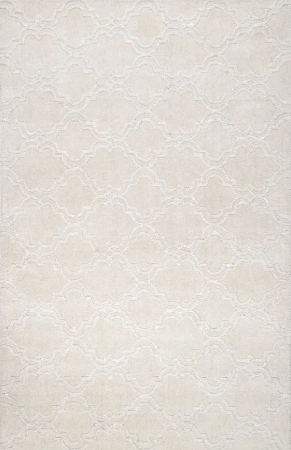 Double Carved Trellis Rug