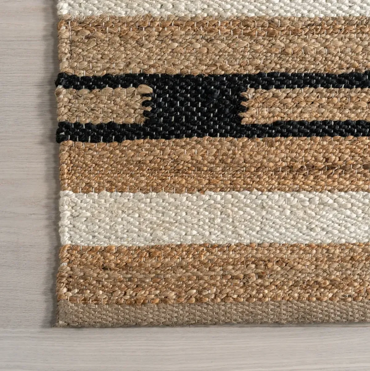 Raleigh Striped Jute Rug