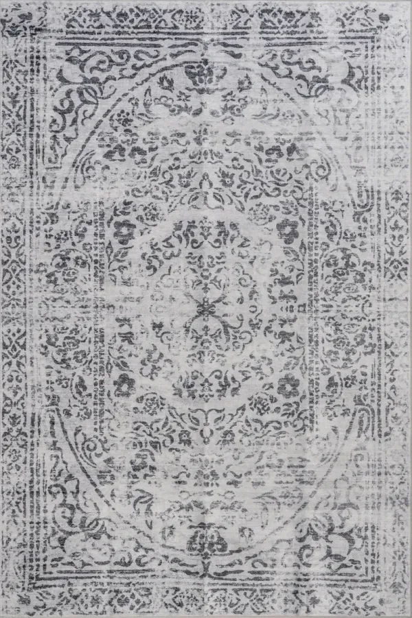 Esmeralda Spill Proof Washable Transitional Rug