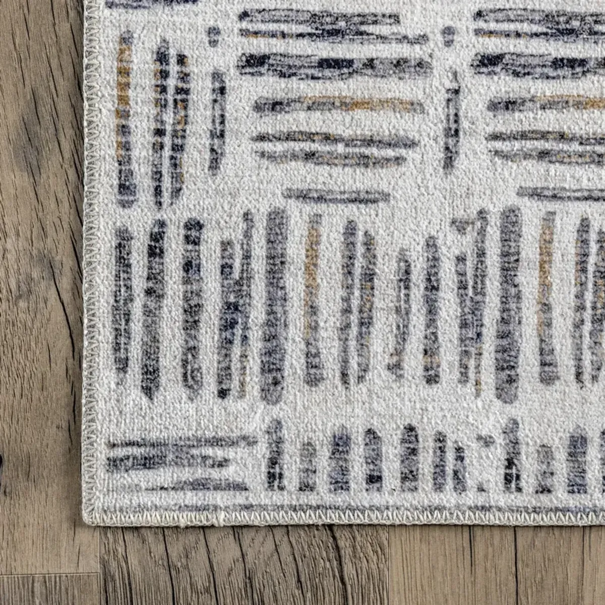 Margaret Washable Crosshatch Rug