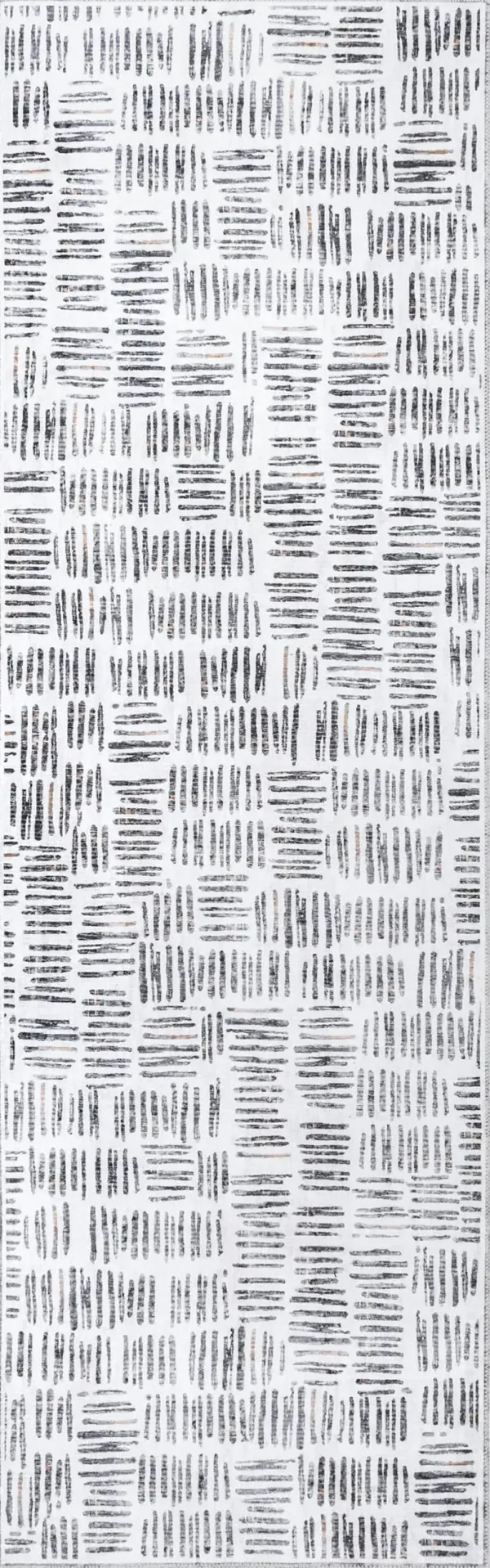 Margaret Washable Crosshatch Rug