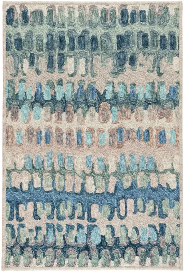 Paint Chip Hand Micro Hooked Wool Custom Rug