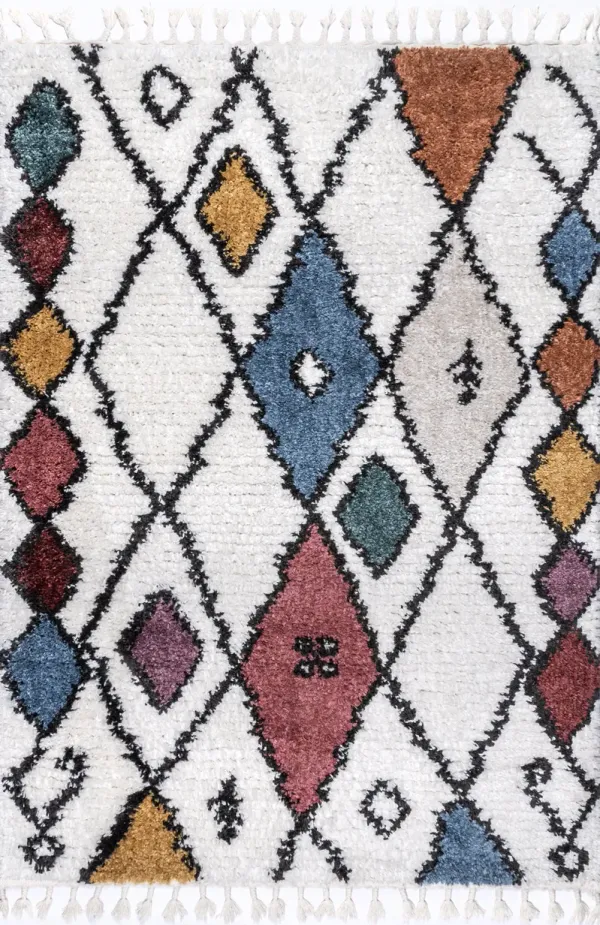 Gloria Rainbow Trellis Rug