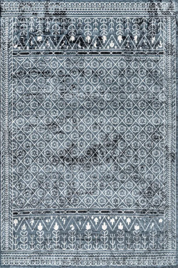 Aida Washable Stencil Rug