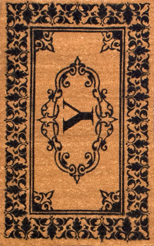 Monogrammed Outdoor Welcome Door Mat