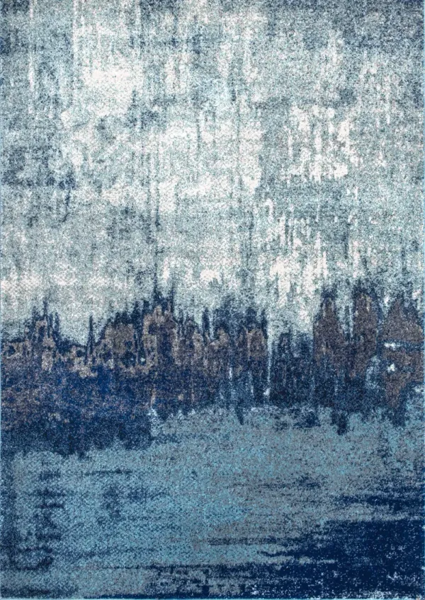 Abstract Rainfall Rug